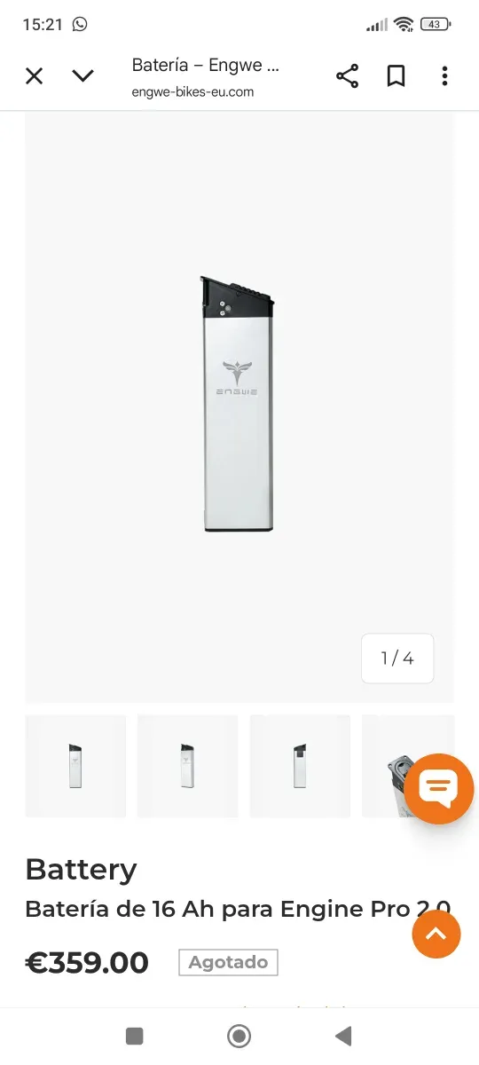 Bicicleta eléctrica Engwe Engine Pro 2.0