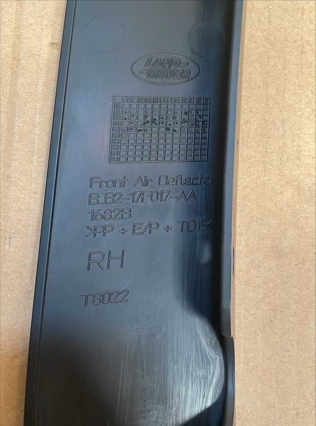 BJ32-17F017-AA Placa Protectora Parachoques