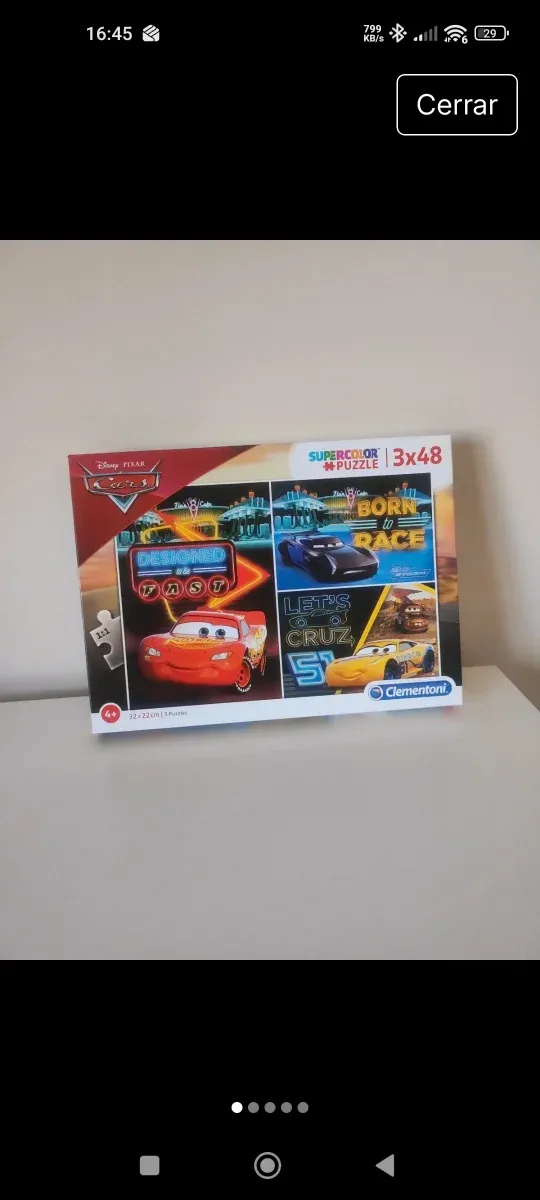 Lote de quebra-cabeças e jogos