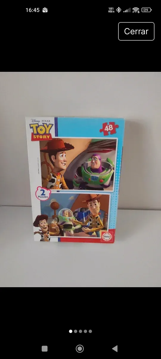 Lote de quebra-cabeças e jogos