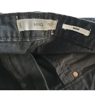 Pantalón corto negro vaquero