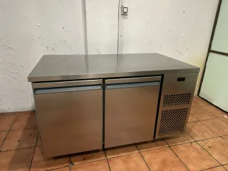 Bajo mostrador 2 puertas acero inoxidable