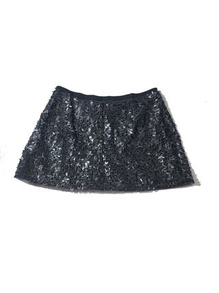 Kookaï/ Minifalda de lentejuelas negra talla 1-S.