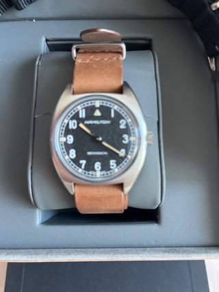 reloj Hamilton Militar Marrón