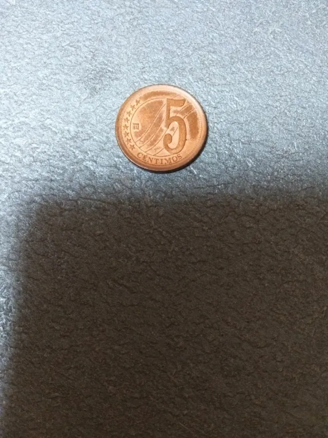 Moneda 5 Céntimos Venezuela 2007