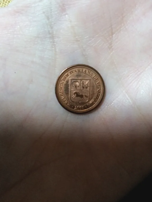 Moneda 5 Céntimos Venezuela 2007