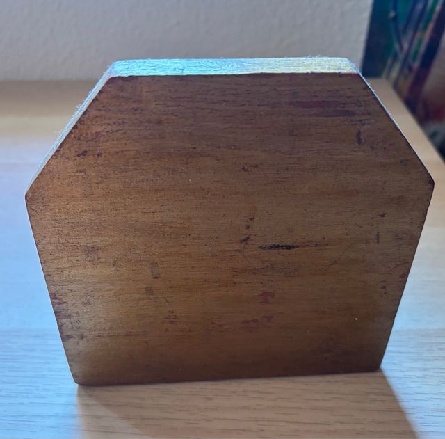 Antiguo pedestal/repisa pared ( ménsula)  madera