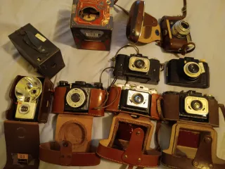 9 Fotocamere Vintage Fex Gevaphot Kodak Juni