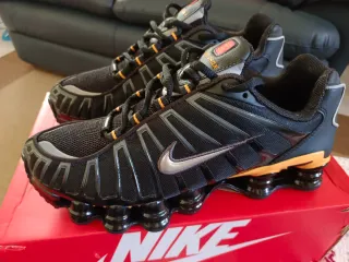 Nike Shox TL Negro Naranja Hombre