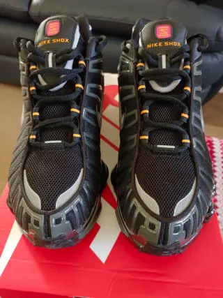Nike Shox TL Negro Naranja Hombre