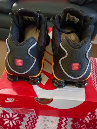 Nike Shox TL Negro Naranja Hombre