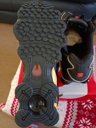 Nike Shox TL Negro Naranja Hombre