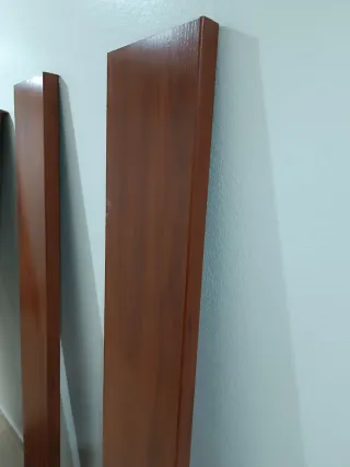 Encimera y baldas de madera