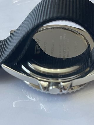 Reloj Cuarzo tipo Submariner Negro y Plateado