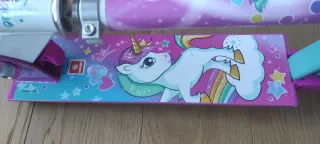 Patinete infantil Mondo, 2 Ruedas con  unicornio