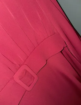 Vestito rosso manica lunga taglia L