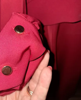 Vestito rosso manica lunga taglia L