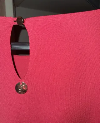 Vestito rosso manica lunga taglia L