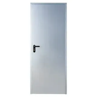 Puerta galvanizada exterior