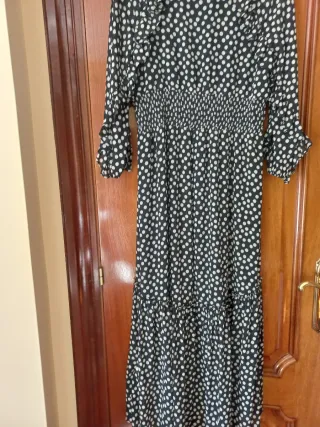 Vestido lunares negro y blanco Talla M