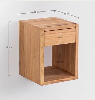 Set Comodini Legno Gyda Sospesi