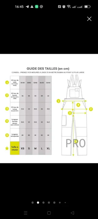 Peto de trabajo gris Mujer