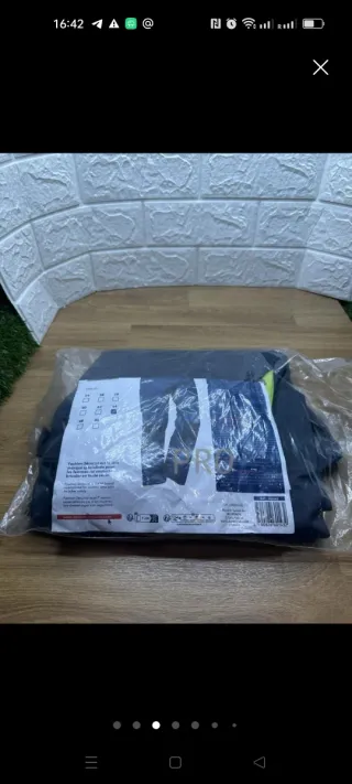 Peto de trabajo gris Mujer