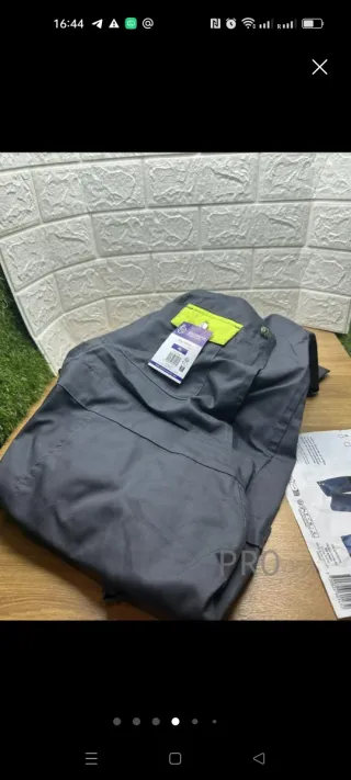 Peto de trabajo gris Mujer