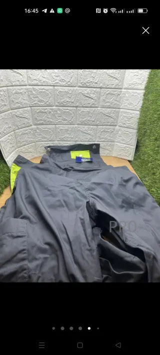 Peto de trabajo gris Mujer