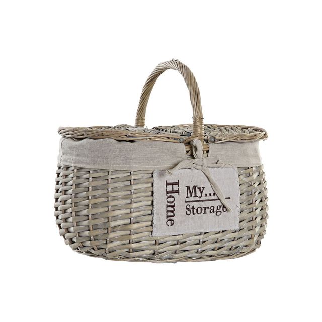 Cesto da picnic in vimini con manico