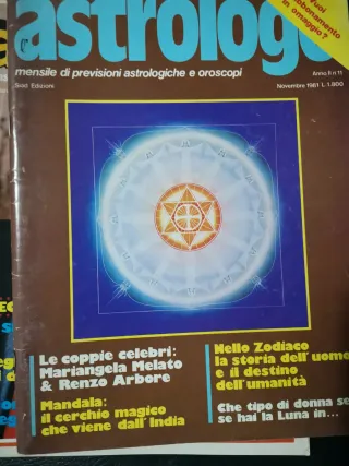 Lotto di 9 riviste ASTROLOGO astrologia anni 80