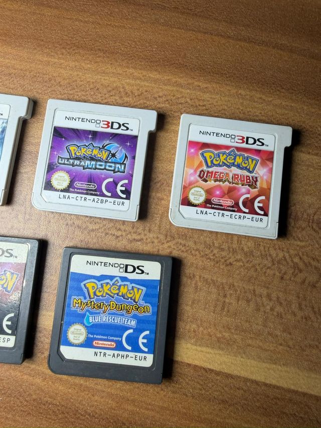 Lote 5 Giochi Pokémon Nintendo 3DS/DS
