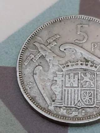 Moneda 5 Pesetas 1957 Estrella 65