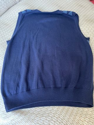 Chaleco Adolfo Domínguez Hombre Azul/Verde