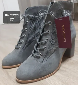 Stivaletti Lascana n. 37 grigio