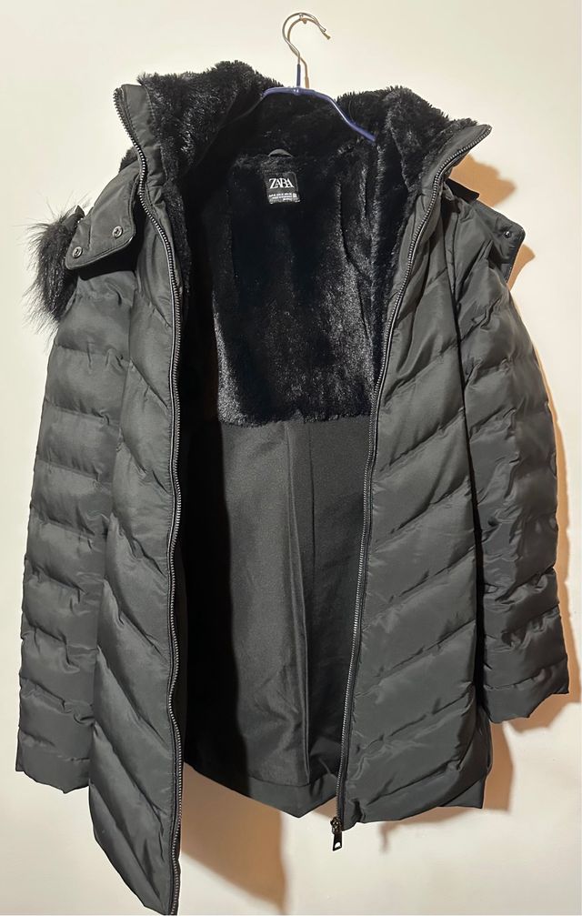 Piumino Zara nero taglia M