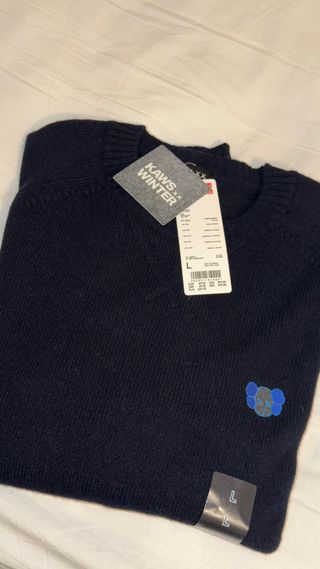 Uniqlo x KAWS Jersey Azul Talla L