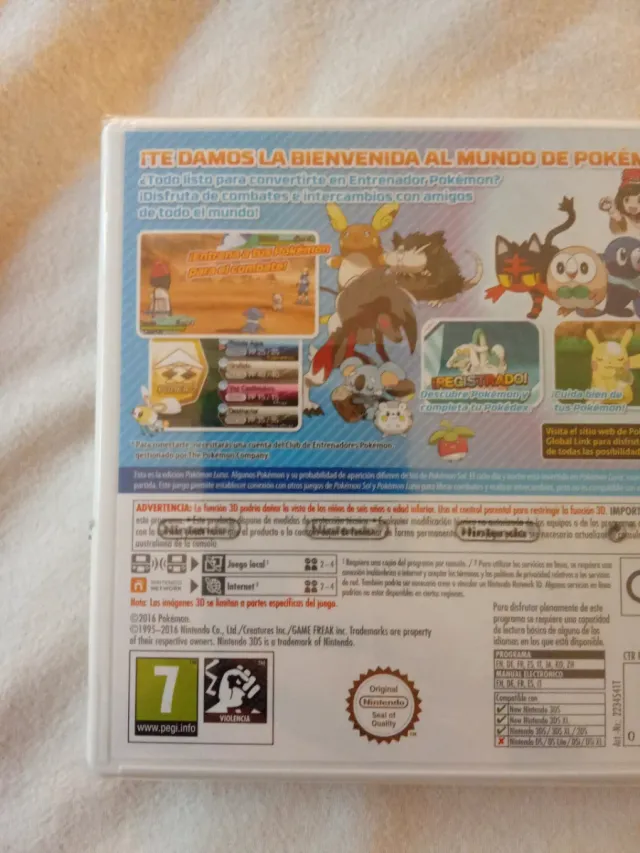 Pokemon Luna sigillato Nintendo 3DS