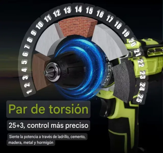 Trapano Avvitatore Senza Fili (2 Batterie)