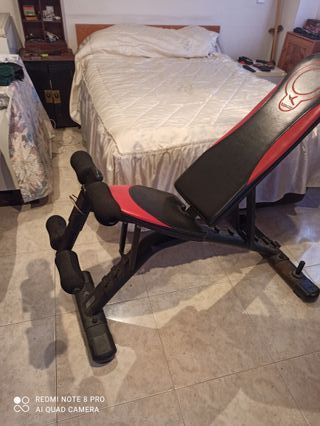 Banco de abdominales y pesas MAXI