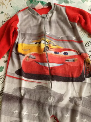 Pigiama intero Cars Disney Pixar bimbo Tg 2-4 anni