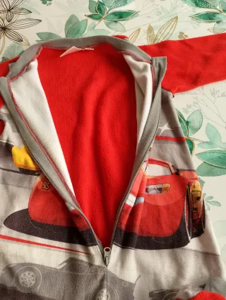 Pigiama intero Cars Disney Pixar bimbo Tg 2-4 anni