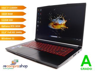 MSI GF63 Thin -i7-11800H 16GB 512GB RTX 3050 15,6"