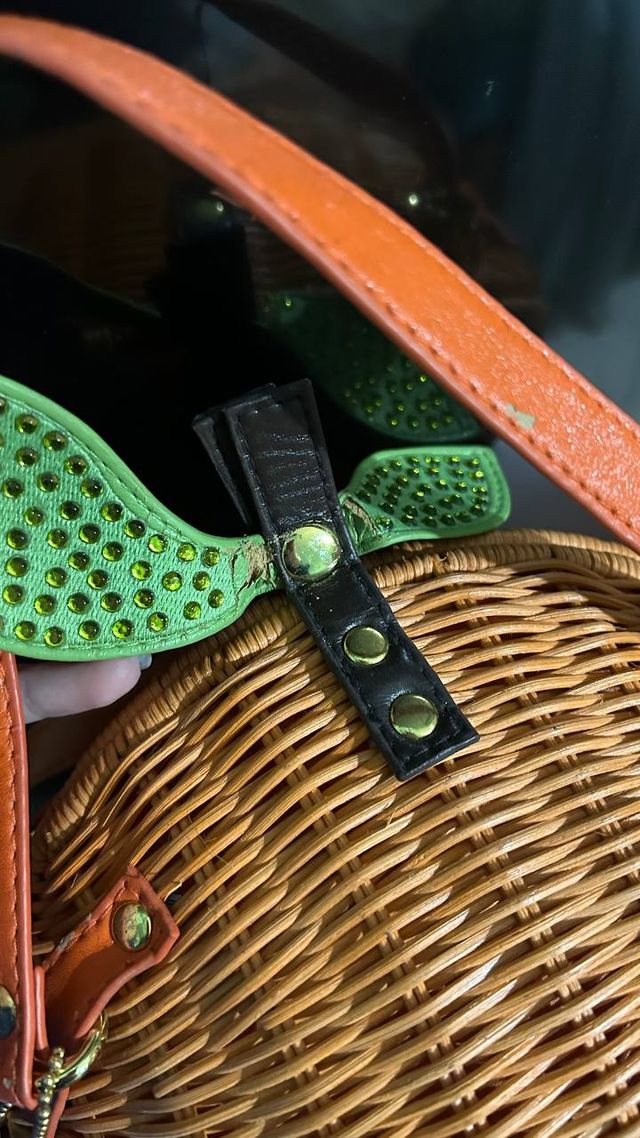 Borsa Kontessa Zucca Arancione e Verde