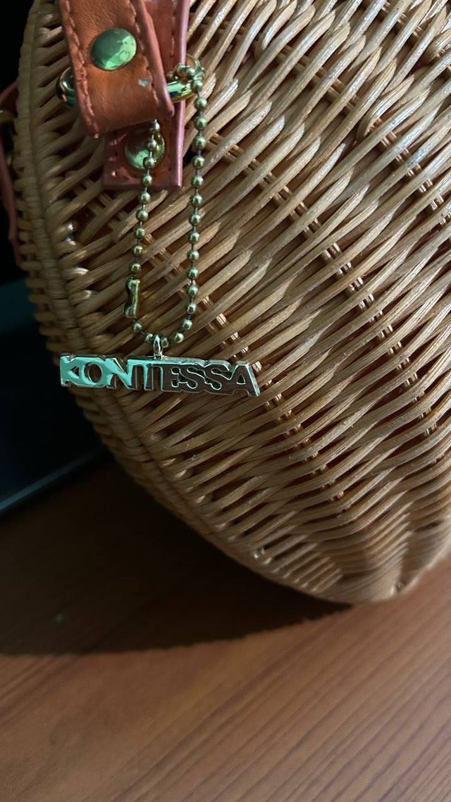 Borsa Kontessa Zucca Arancione e Verde