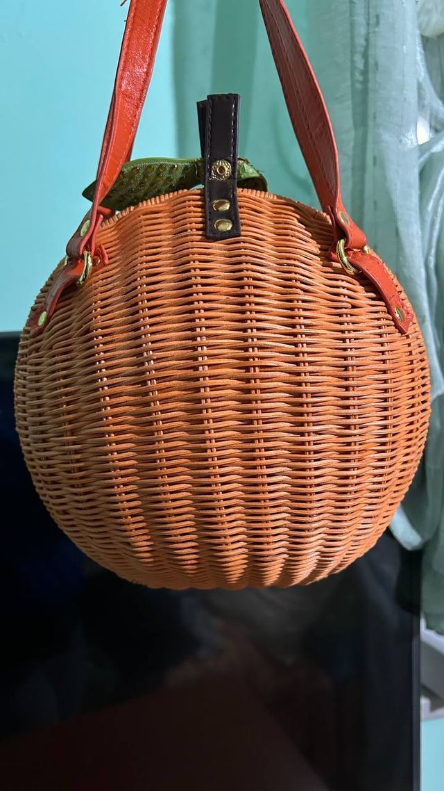 Borsa Kontessa Zucca Arancione e Verde