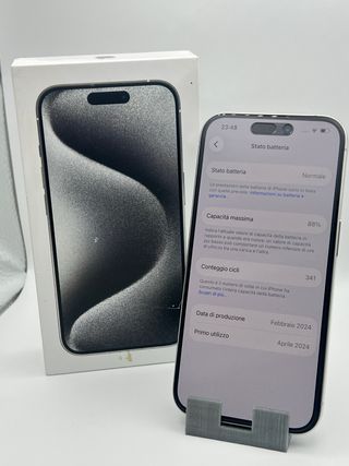 iPhone 15 Pro 256GB Titanio Bianco