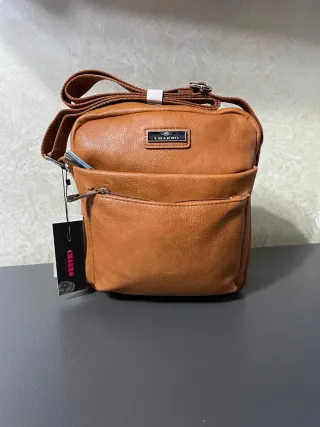 Borsello uomo Charro color cuoio nuovo