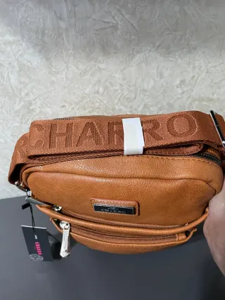 Borsello uomo Charro color cuoio nuovo