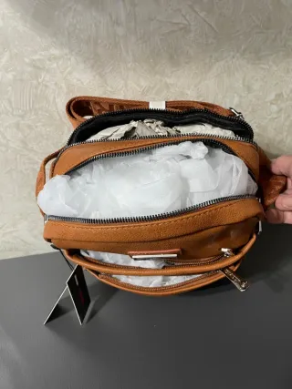 Borsello uomo Charro color cuoio nuovo